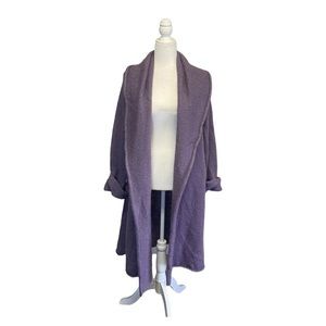 Soft Surroundings Purple Telluride Topper Duster Cardigan Small